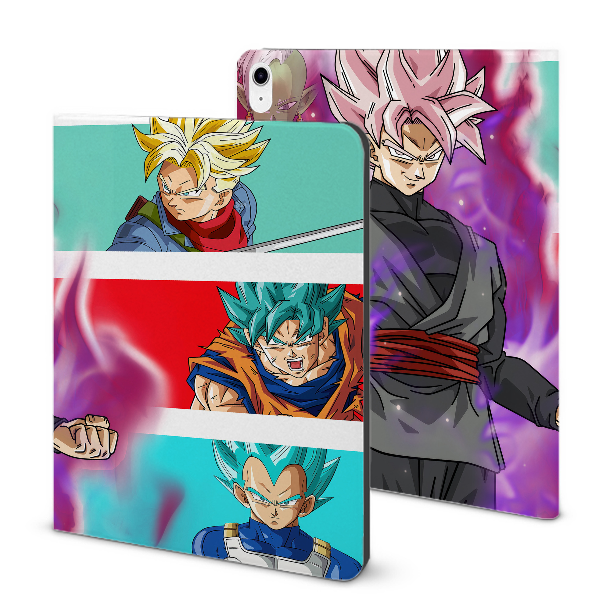 （画像用） ドラゴンボール DRAGON BALL IPad ケース ブック型 PUレザー TPU 耐衝撃 軽量 薄型 ペン収納なし 全面保護 IPad 各モデル対応